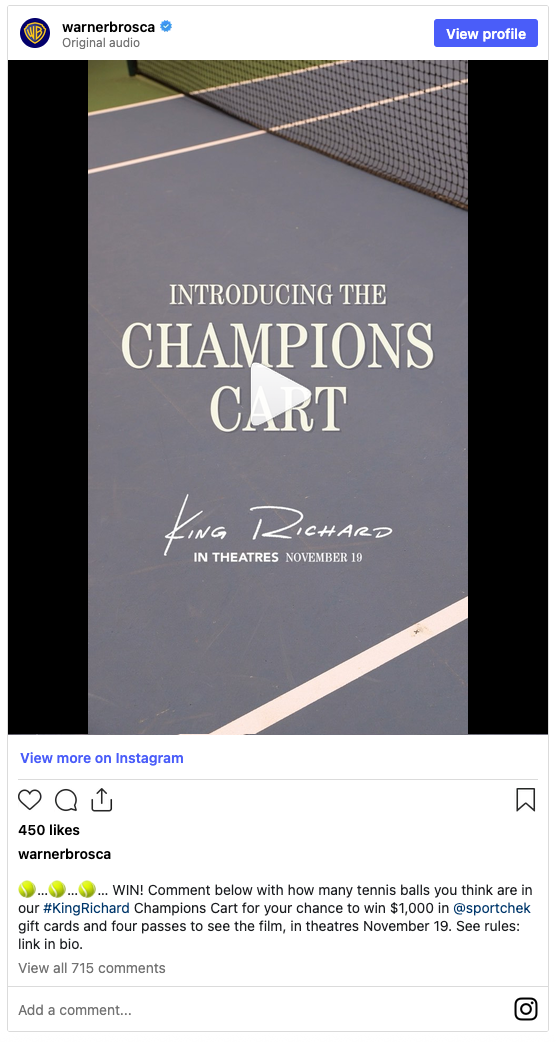 King Richard Insta